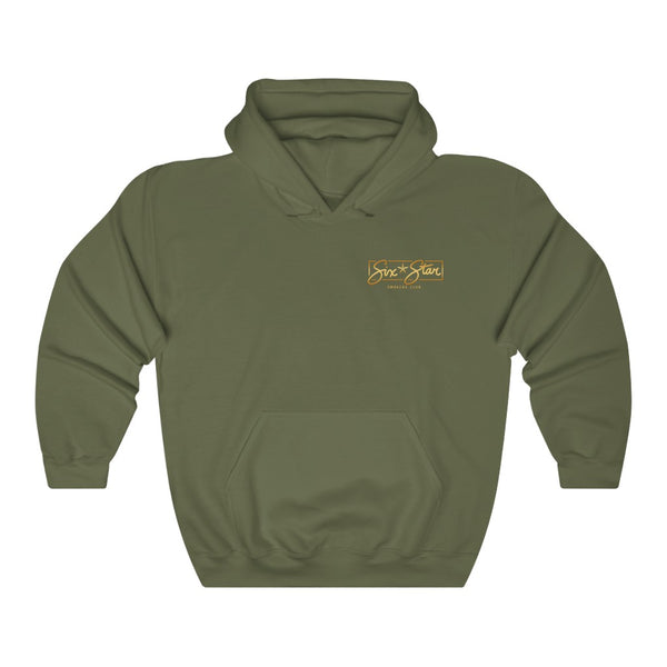 Six Star SC - Box Logo Pocket - Unisex Heavy Blend™ Hooded Sweatshirt