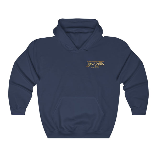 Six Star SC - Box Logo Pocket - Unisex Heavy Blend™ Hooded Sweatshirt